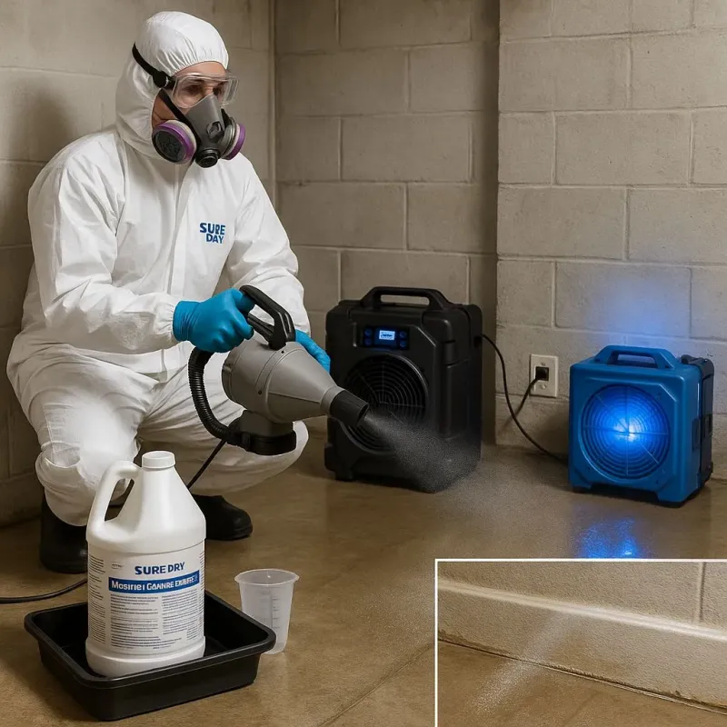 Sanitization and Odor Removal process in Waynesville, NC